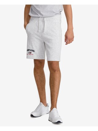 Světle šedé pánské kraťasy Tommy Jeans