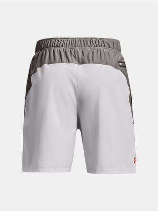Kraťasy Under Armour UA Knit Woven Hybrid Shorts- šedá