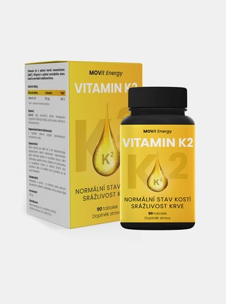 Doplněk stravy: Vitamin K2 MOVit Energy (90 tobolek)