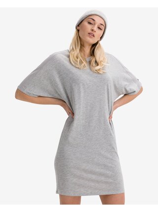 Šedé dámské žíhané šaty SuperDry