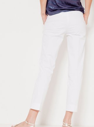 Bílé straight fit džíny CAMAIEU