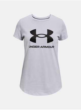 Tričko Under Armour Live Sportstyle Graphic SS- šedá