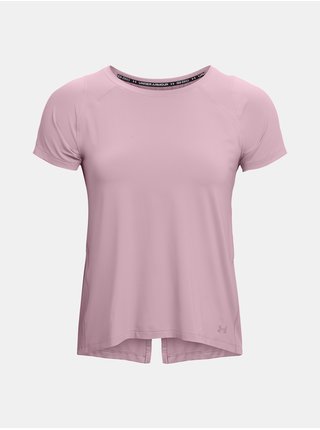 Růžové dámské tričko Under Armour UA Iso-Chill Run 200 SS