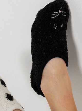 Černo-bílé vzorované ponožky CAMAIEU