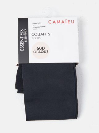 Čierne pančuchové nohavice CAMAIEU