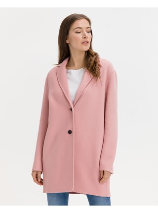 Kabáty pre ženy Tommy Hilfiger - ružová