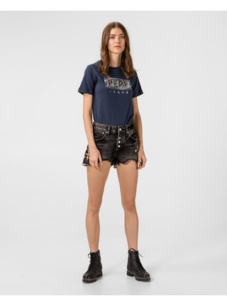 Kraťasy pre ženy Pepe Jeans - čierna