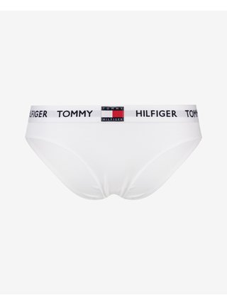 Nohavičky pre ženy Tommy Hilfiger - biela