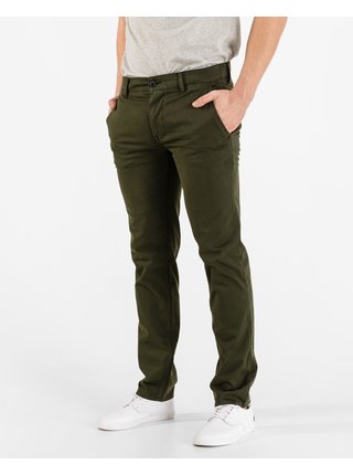 Voľnočasové nohavice pre mužov BOSS - zelená
