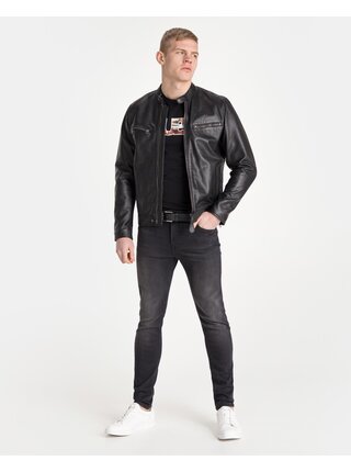Skinny fit pre mužov Lee - čierna