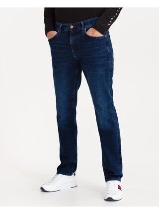 Straight fit pre mužov Tommy Hilfiger - modrá