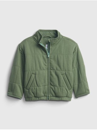 Zelená holčičí bunda quilted jacket
