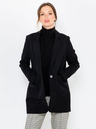 Trenčkoty a ľahké kabáty pre ženy CAMAIEU - čierna