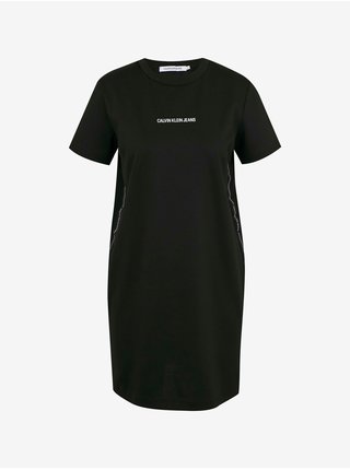 Černé dámské krátké šaty Calvin Klein Jeans Milano