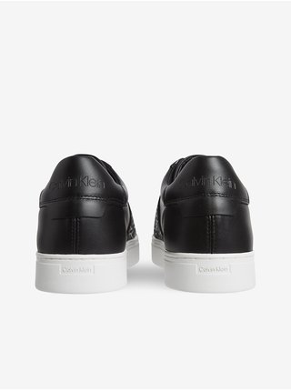 Čierne dámske kožené tenisky Calvin Klein
