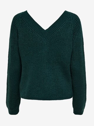 Tmavě zelený svetr Jacqueline de Yong Lori