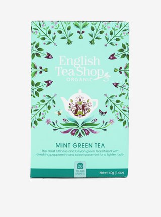 Zelený čaj s mátou Mandala English Tea Shop (20 sáčků)