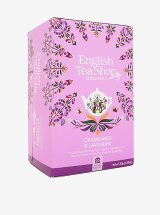 Čaj s příchutí heřmánku a levandule English Tea Shop Mandala (2O sáčků)