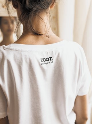 Bílé dámské tričko ZOOT Original Sebe:láska