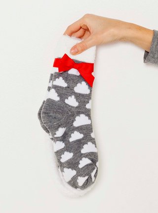 Ponožky pre ženy CAMAIEU - biela, sivá