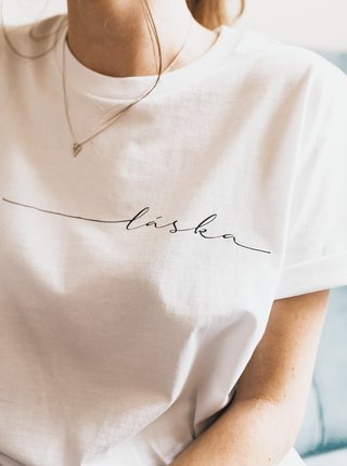 Bílé dámské tričko ZOOT Original Láska
