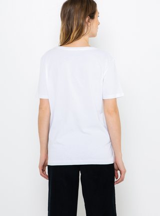 Bílé tričko s potiskem CAMAIEU
