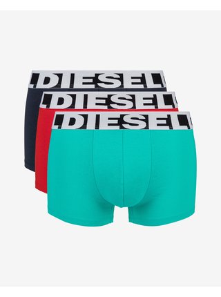 Boxerky pre mužov Diesel - modrá, červená