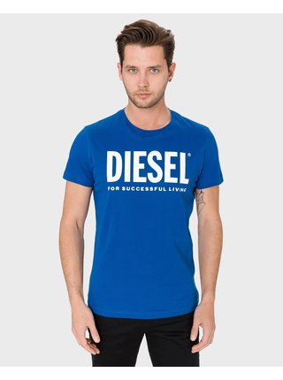 Tričká s krátkym rukávom pre mužov Diesel - modrá