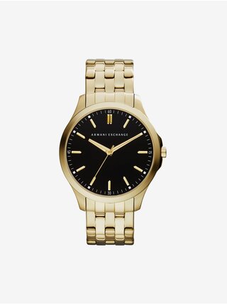 Pánské hodinky ve zlaté barvě Armani Exchange Hampton