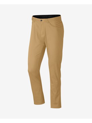 Voľnočasové nohavice pre mužov Nike - hnedá