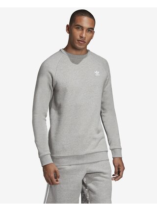 Světle šedá pánská žíhaná mikina adidas Originals