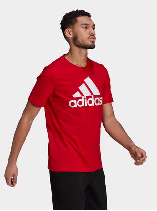 Tričká s krátkym rukávom pre mužov adidas Performance - červená