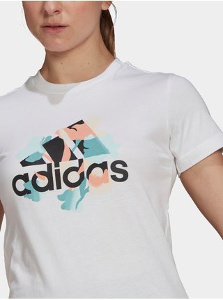 Tričká s krátkym rukávom pre ženy adidas Performance - biela