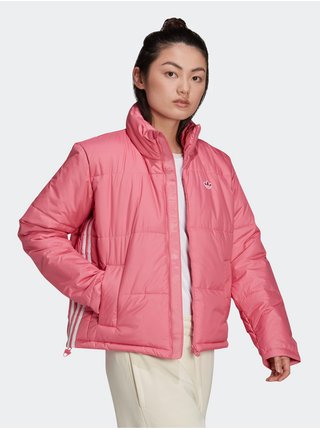 Zimné bundy pre ženy adidas Originals - ružová
