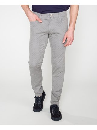Voľnočasové nohavice pre mužov Trussardi Jeans - sivá