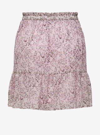 Růžová vzorovaná sukňa Jacqueline de Yong Time