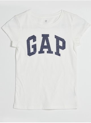 Bílé holčičí tričko GAP
