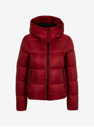 Zimné bundy pre ženy Calvin Klein - červená