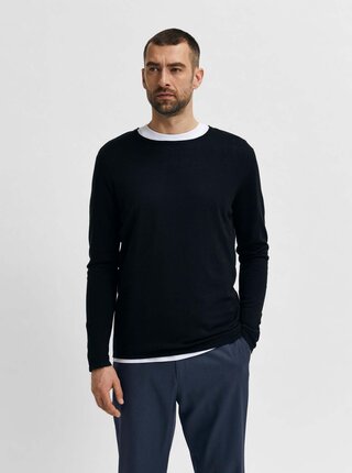 Černý svetr Selected Homme Rome