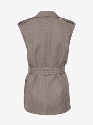 Šedá vlněná vesta VERO MODA Renowe