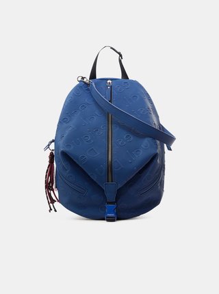 Modrý dámský vzorovaný batoh Desigual Galia Viana Mini