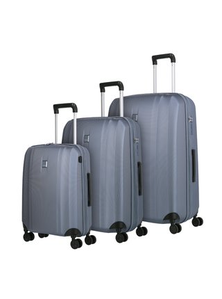Sada cestovních kufrů Titan Xenon 4w S USB,M,L Bluestone