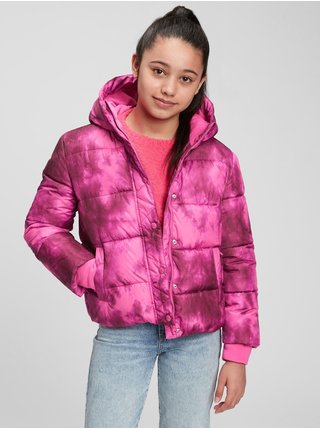 Růžová holčičí bunda classic warmest GAP