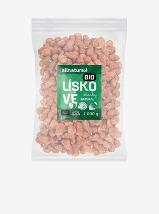 Lískové ořechy BIO Allnature (1000 g)