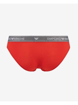 Nohavičky pre ženy Emporio Armani - červená, oranžová