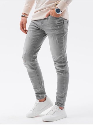 Pánské riflové kalhoty P1021 - šedá