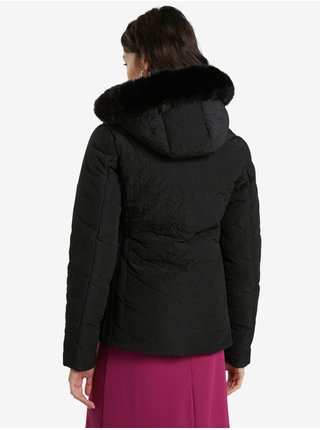Čierna dámska zimná bunda Desigual Snow
