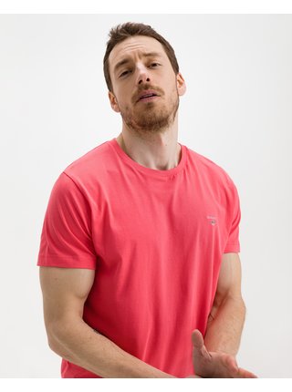 Růžové pánské tričko GANT Original