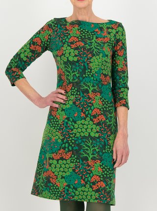Zelené dámské vzorované šaty Blutsgeschwister Herbal garden