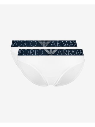 Nohavičky pre ženy Emporio Armani - biela